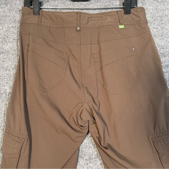 REI Womens 8 Tall Brown UPF 50+ Pocket Bootcut Stretch Hiking Camping Pants - Picture 7 of 10